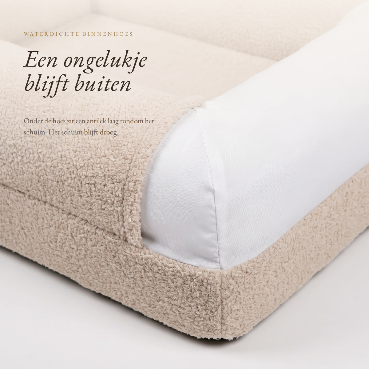 Woefel Orthopedische Hondenmand - Beige
