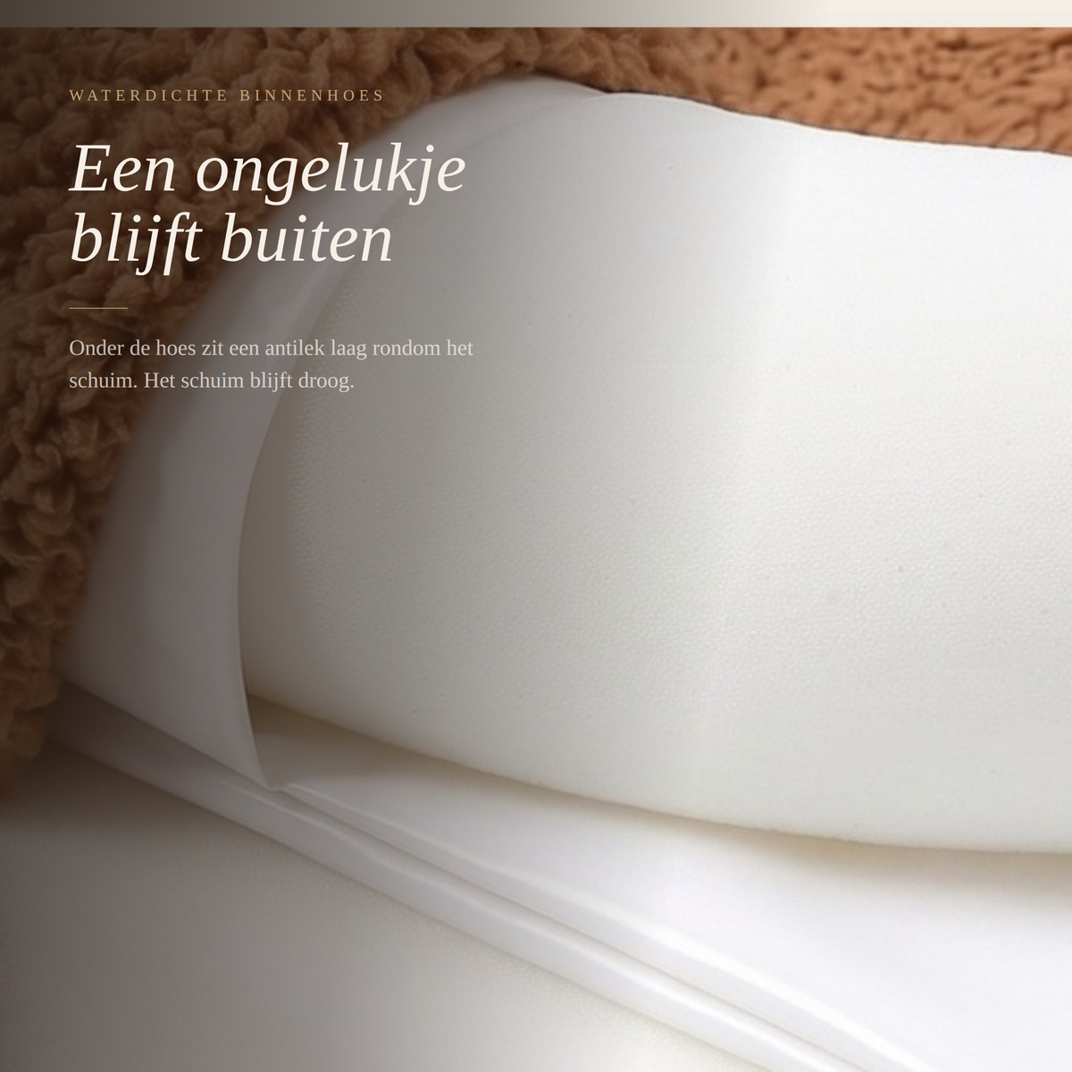 Woefel Orthopedische Hondenmand - Camel