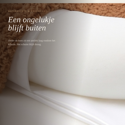 Woefel Orthopedische Hondenmand - Camel