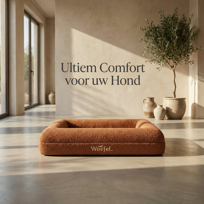 Woefel Premium Hondenmand - Camel