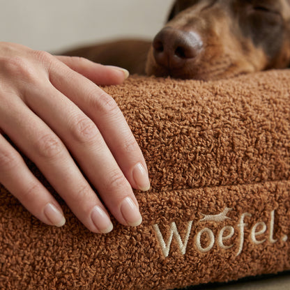 Woefel Premium Hondenmand - Camel
