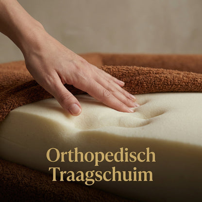 Woefel Premium Hondenmand - Camel